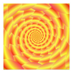 Foto Espiral Piel de serpiente amarillo