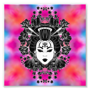 FOTO ESPÍRITU GEISHA MÍSTICO CELESTIAL JAPONÉS