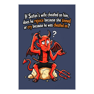 Foto Esposa Infiel de Satanás Pecado Meme Divertido del