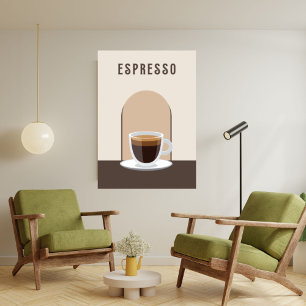 Foto Espresso Retro decoración de café Poster Imprimir