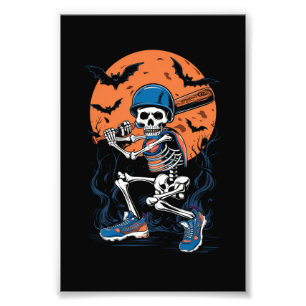 Foto Esqueleto de béisbol Halloween béisbol Halloween