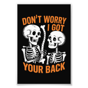 Foto Esqueleto no te preocupes tengo tu espalda Hallowe
