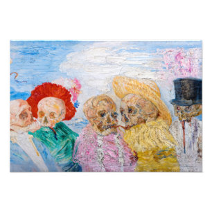 Foto Esqueletos disfrazados por James Ensor