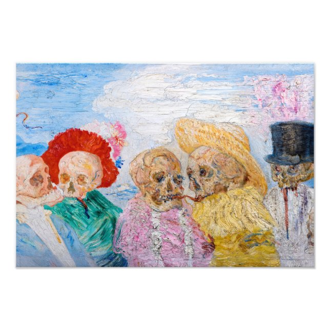 Foto Esqueletos disfrazados por James Ensor (Frente)