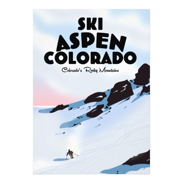 Foto Esquí Aspen Colorado (Frente)