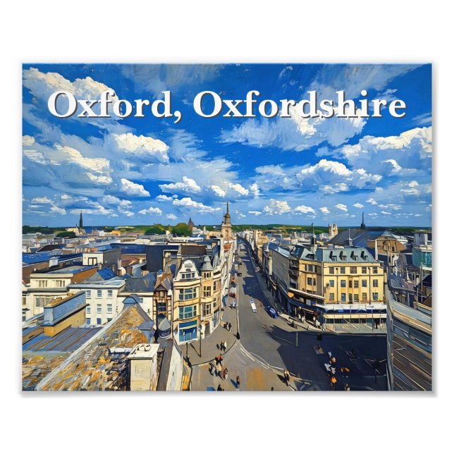 Foto Esquina de la histórica pintura de Oxford (Frente)