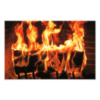 Esta chimenea casi da calor