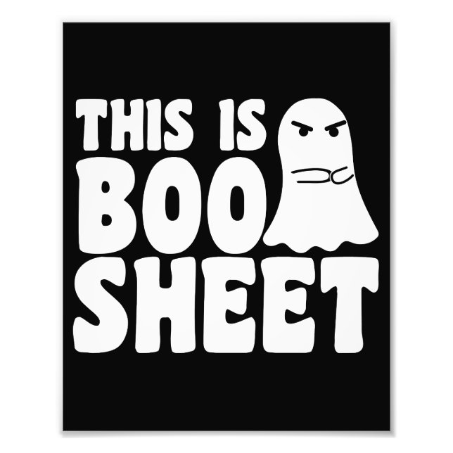 Foto Esta Es La Hoja De Boo Ghost Funny Halloween (Frente)