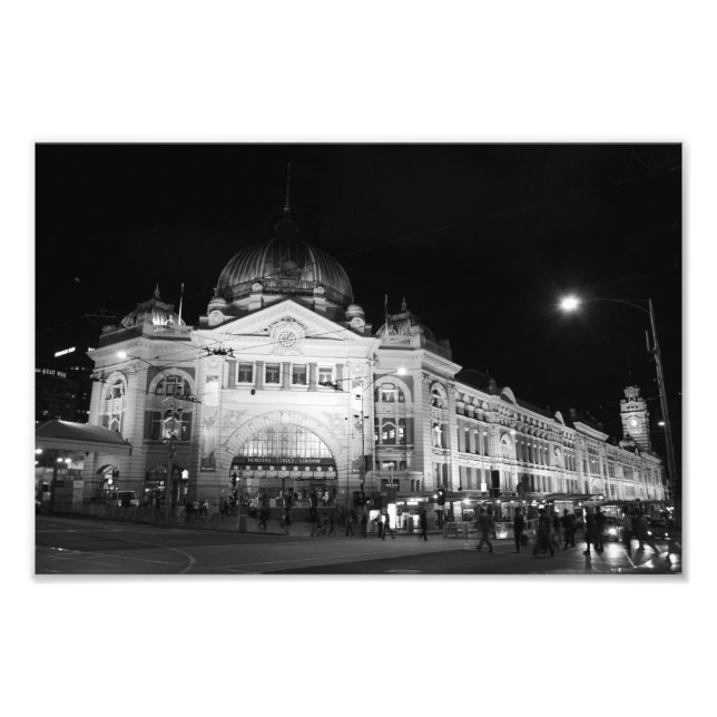 Foto Estación Flinders, Melbourne - Impresión de 12 x 8 (Frente)