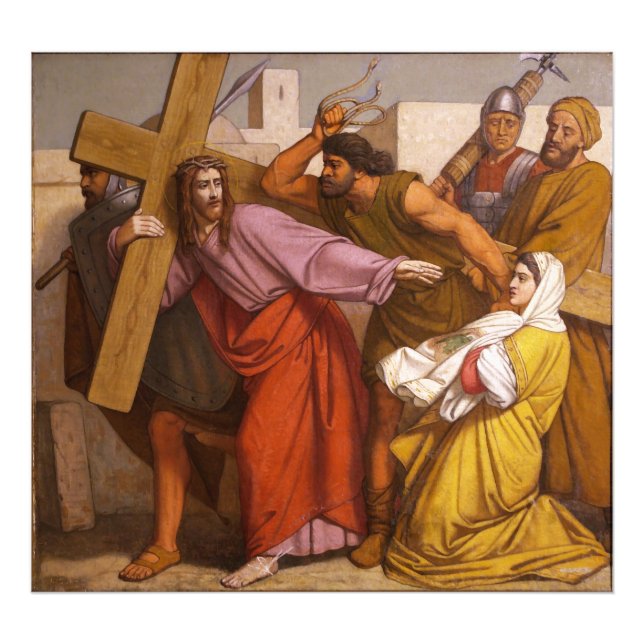 Foto Estaciones de la Cruz 5 Simón lleva la Cruz (Frente)