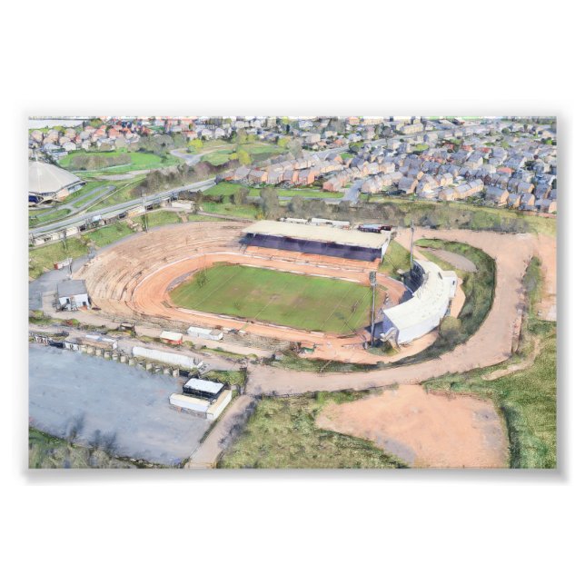 Foto Estadio Odsal, Arte Aéreo de Bradford (Frente)