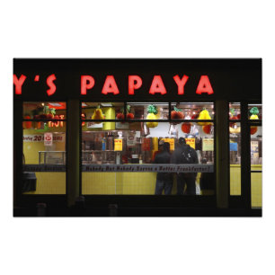 Foto Estados Unidos, Nueva York. Gray's Papaya: ventana