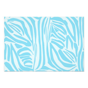 Foto Estampado de cebra azul y blanco en negrita