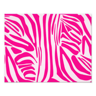 Foto Estampado de cebra rosa