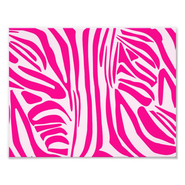 Foto Estampado de cebra rosa (Frente)