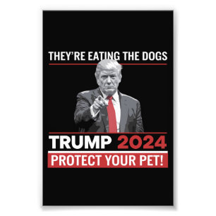 Foto Están Comiendo A Los Perros Debate Trump 2024