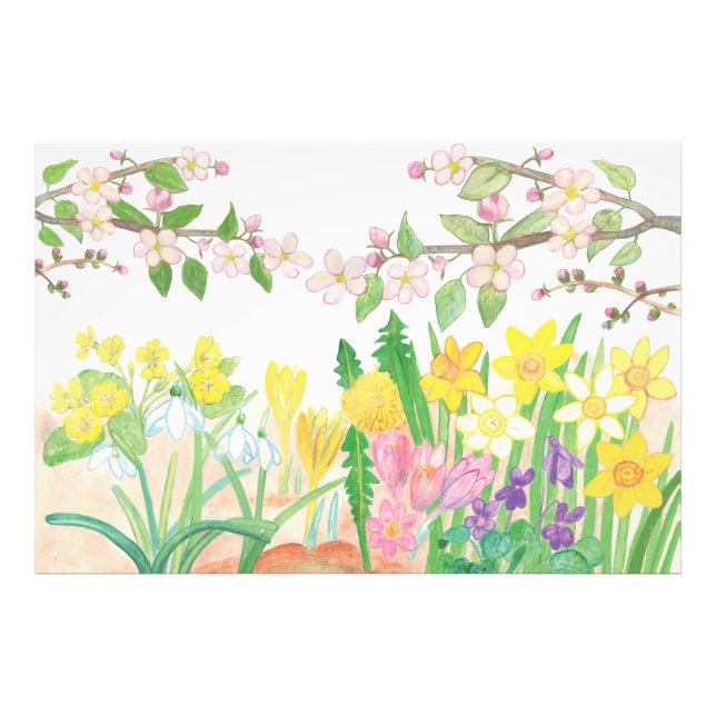 Foto Estas son las flores de primavera que desatan aleg (Frente)