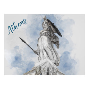 Foto Estatua clásica griega Athena