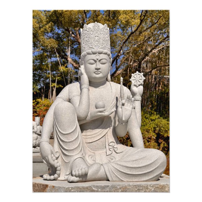 Foto Estatua de Avalokiteshvara, templo de Ishiteji (Frente)
