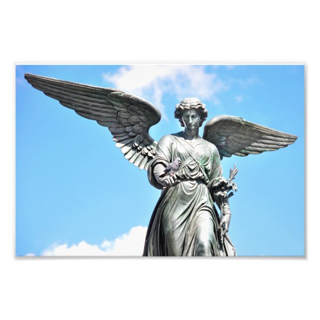 Foto Estatua de la Fuente de Bethesda en Central Park,  (Frente)