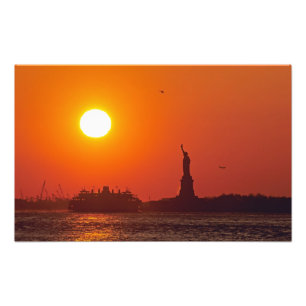 Foto Estatua de la Libertad, Puerto de Nueva York, NY, 