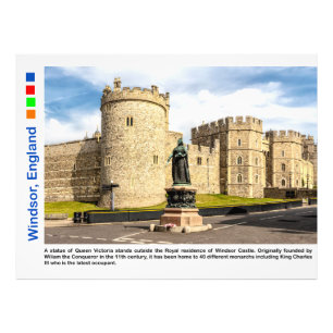 Foto Estatua de la Reina Victoria afuera, Castillo de W