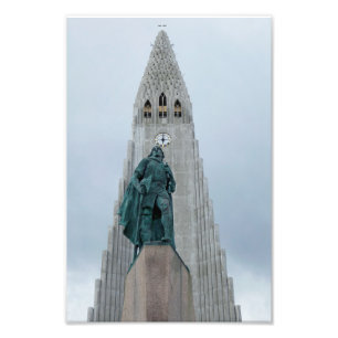 Foto Estatua de Leif Erikson, Islandia, 8x12