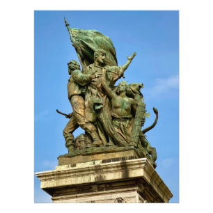 Foto Estatua del Monumento Víctor Emmanuel II en Roma, 
