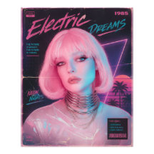 Estética Synthwave Rosa de los 80