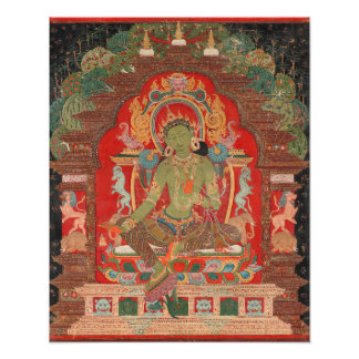 Foto Estilo budista verde taara newari