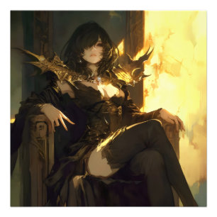 Foto Estilo de Anime de la Dama del Mal