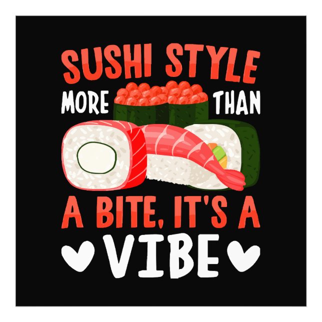Foto Estilo de sushi más que un bocado (Frente)