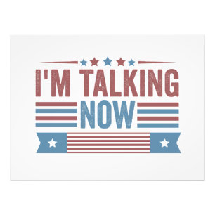 Foto Estoy hablando ahora del debate presidencial de Tr