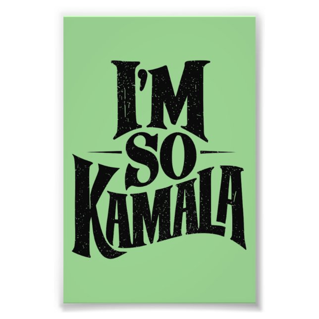 Foto Estoy tan Kamala Brat Green Meme (Frente)