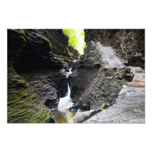 Foto Estrecha cascada, Watkins Glen
