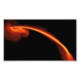 Foto Estrella cayendo en el espacio de Black Hole NASA