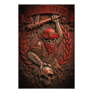 Foto Estrella Roja Belgrado Ultras Hooligan Emblemado