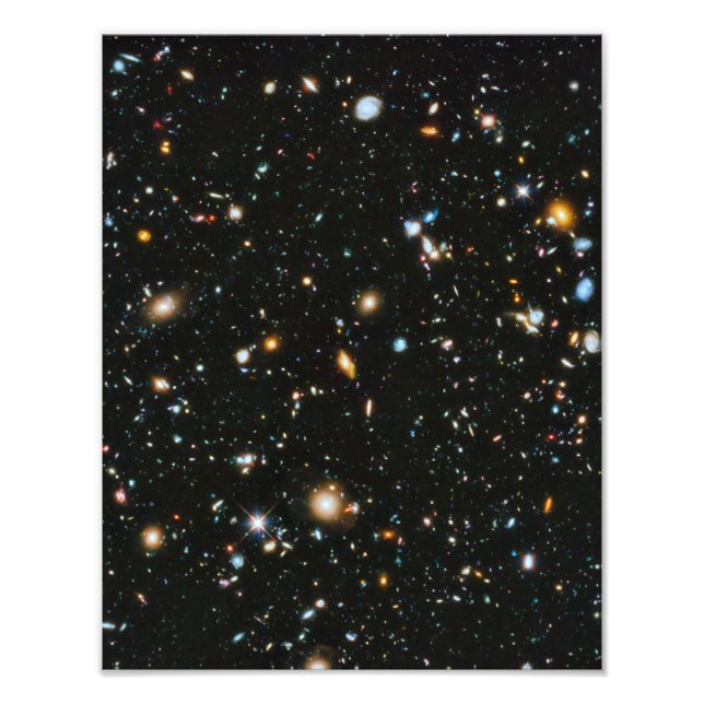 Foto Estrellas en el espacio - Hubble Ultra Deep Field (Frente)