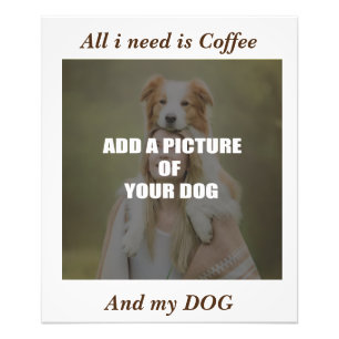 Foto Estuche para iPhone Coffee and my Dog Cojín decora