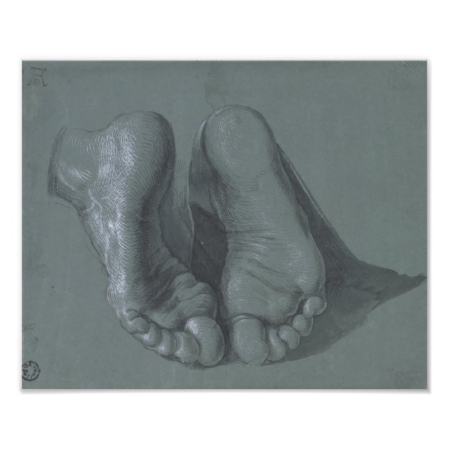 Foto Estudio de dos pies por Albrecht Durer (Frente)