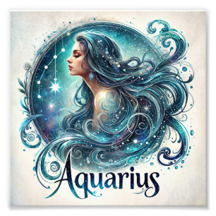 Foto Ethereal Aquarius Zodiac