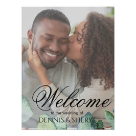 Foto Eucalyptus Elegante Personalizado Boda Botánico