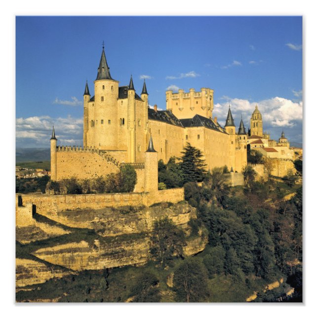 Foto Europa, España, Segovia. El imponente Alcázar, (Frente)