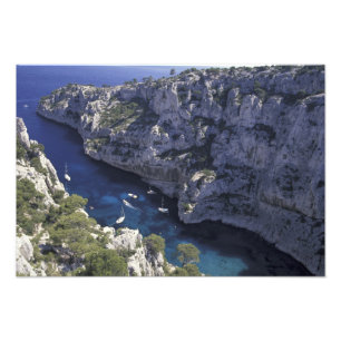 Foto Europa, Francia, Provenza, Calanques. Piedra caliz