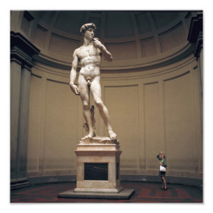 Foto Europa, Italia, Florencia. El tamaño real de