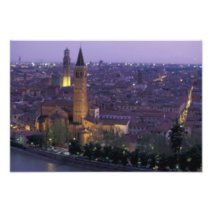 Foto Europa, Italia, Verona, Vista desde el Castel S.