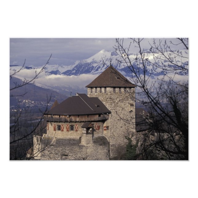 Foto Europa, Liechtenstein, Vaduz. Castillo de Vaduz, (Frente)