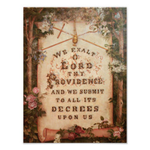 Foto Exaltamos a Lord Thy Providence por Schnell Canvas