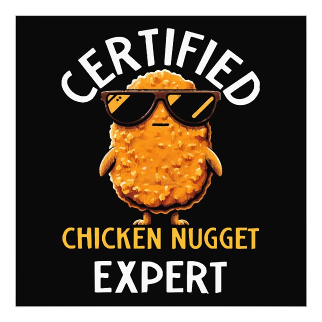Foto Experto certificado en el nugget de pollo (Frente)