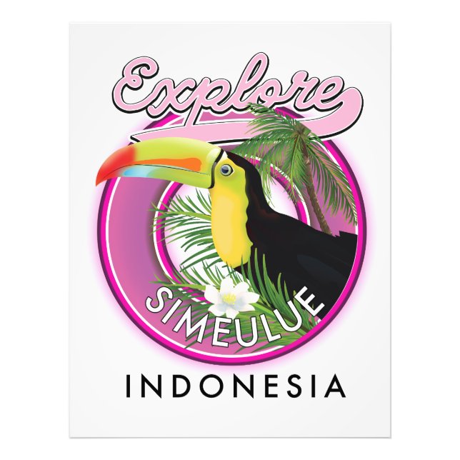 Foto Explora el logo de Simeulue Indonesia. (Frente)
